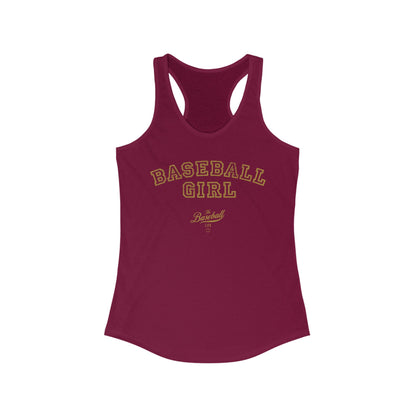 Baseball Girl_Women's Racerback Tank