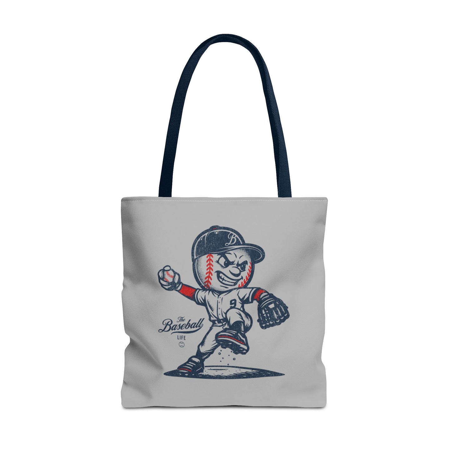 Mr. Baseball Mascot Pitching Tote