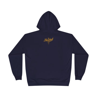 The Baseball Life Hoodie w/Grommets_Yellow Gold Print