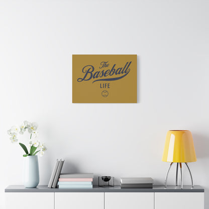 Wall Art Canvas_Old Gold w Navy
