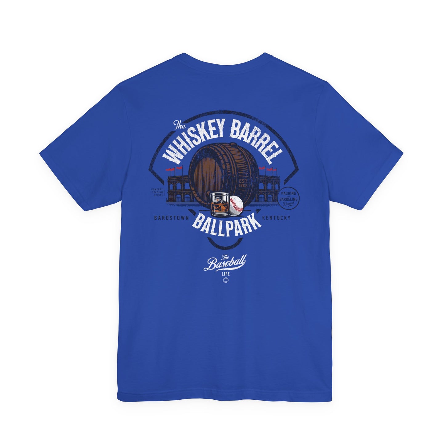 Whiskey Barrel Ballpark Baseball T-Shirt