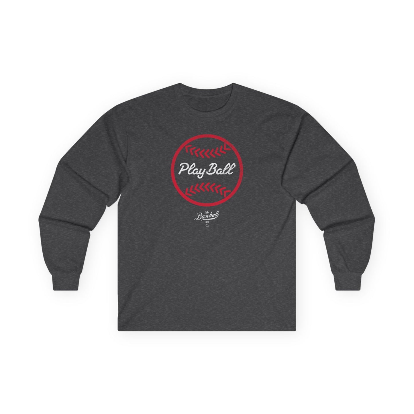 Play Ball Graphic Baseball Long-Sleeve T-Shirt