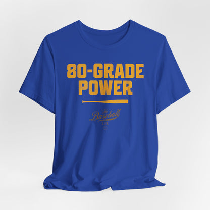 80 Grade Power Baseball T-Shirt