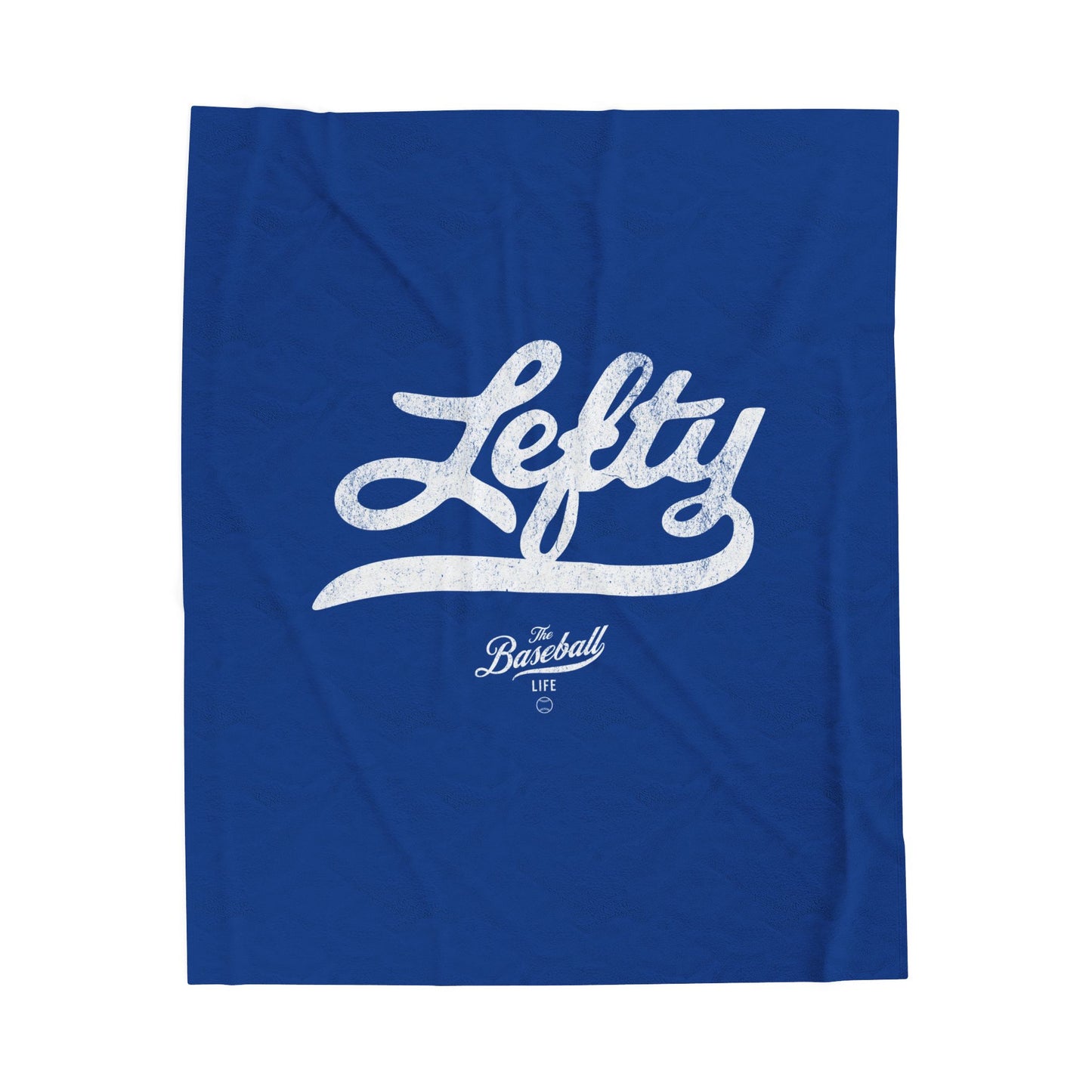Velveteen Plush Blanket_Lefty_Royal Blue