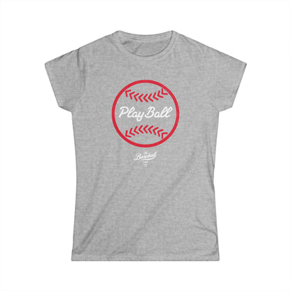 Play Ball Iconic Women's Baseball T-Shirt