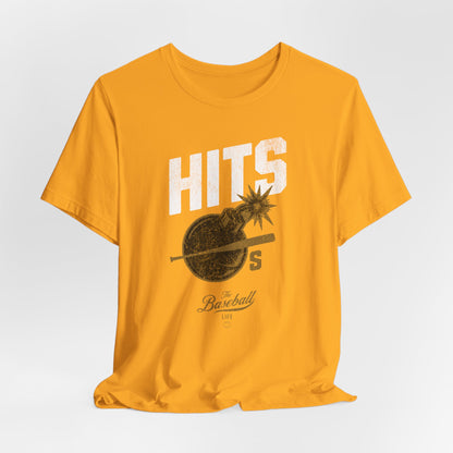 Hits Bombs Baseball T-Shirt