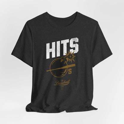 Hits Bombs Baseball T-Shirt