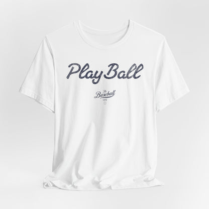 Play Ball_Navy Print T-Shirt