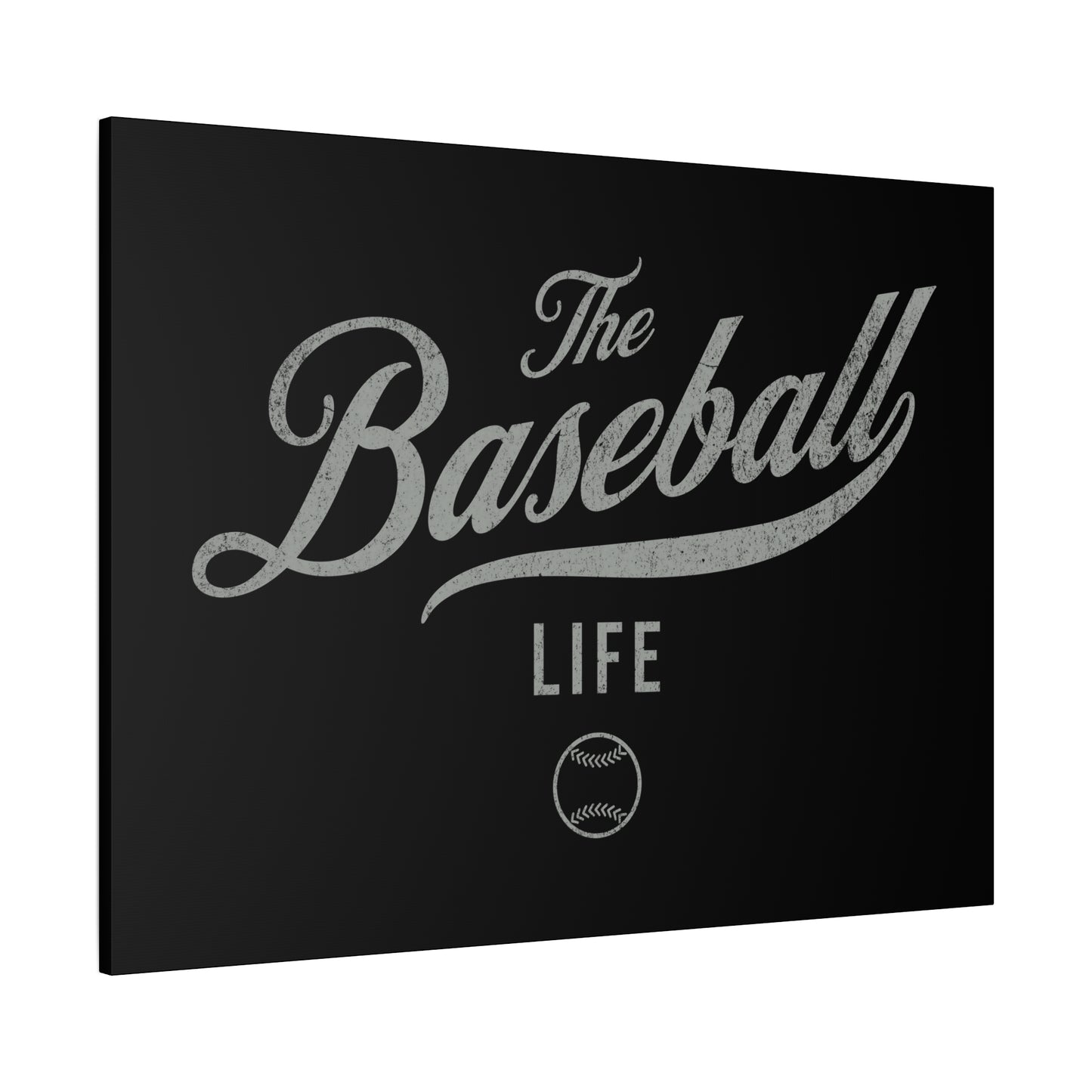 Wall Art Canvas_Black w Silver Gray