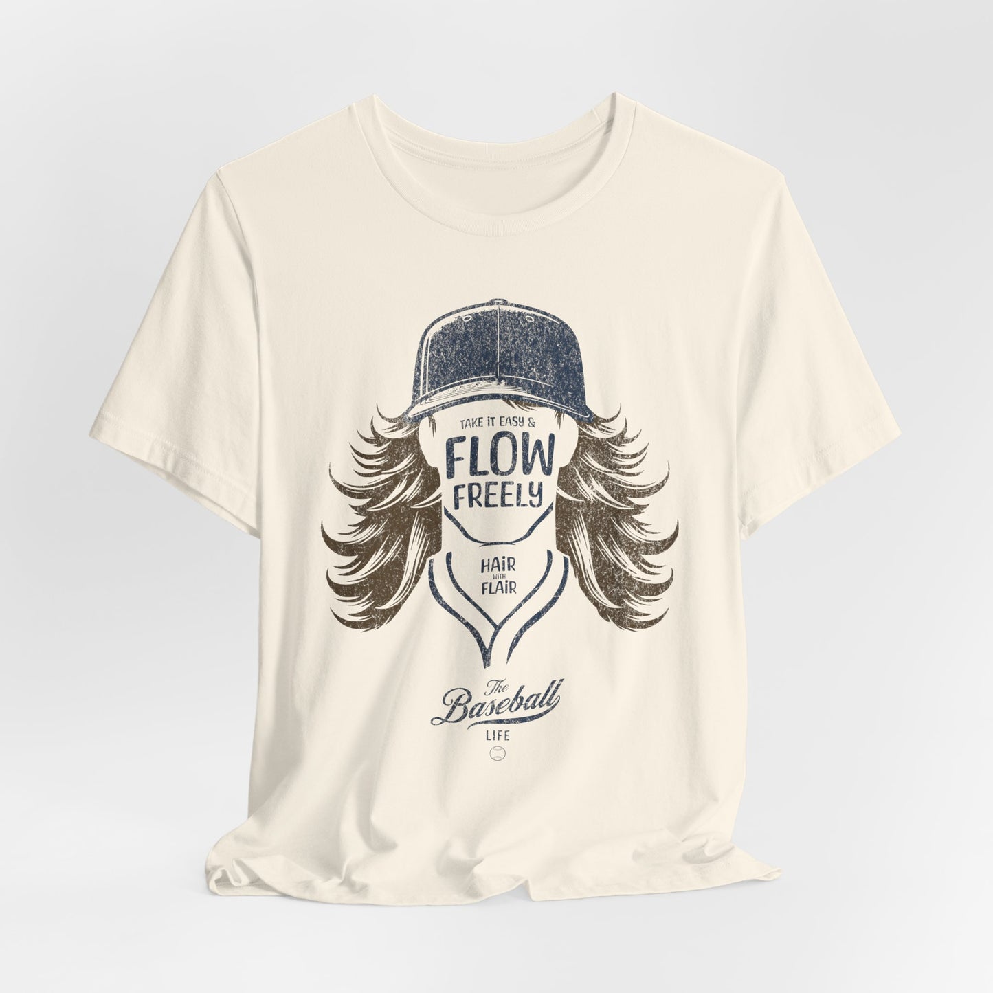 Flow Freely Baseball Hair T-Shirt
