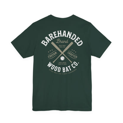 Barehanded Wood Bat Co. Baseball T-Shirt