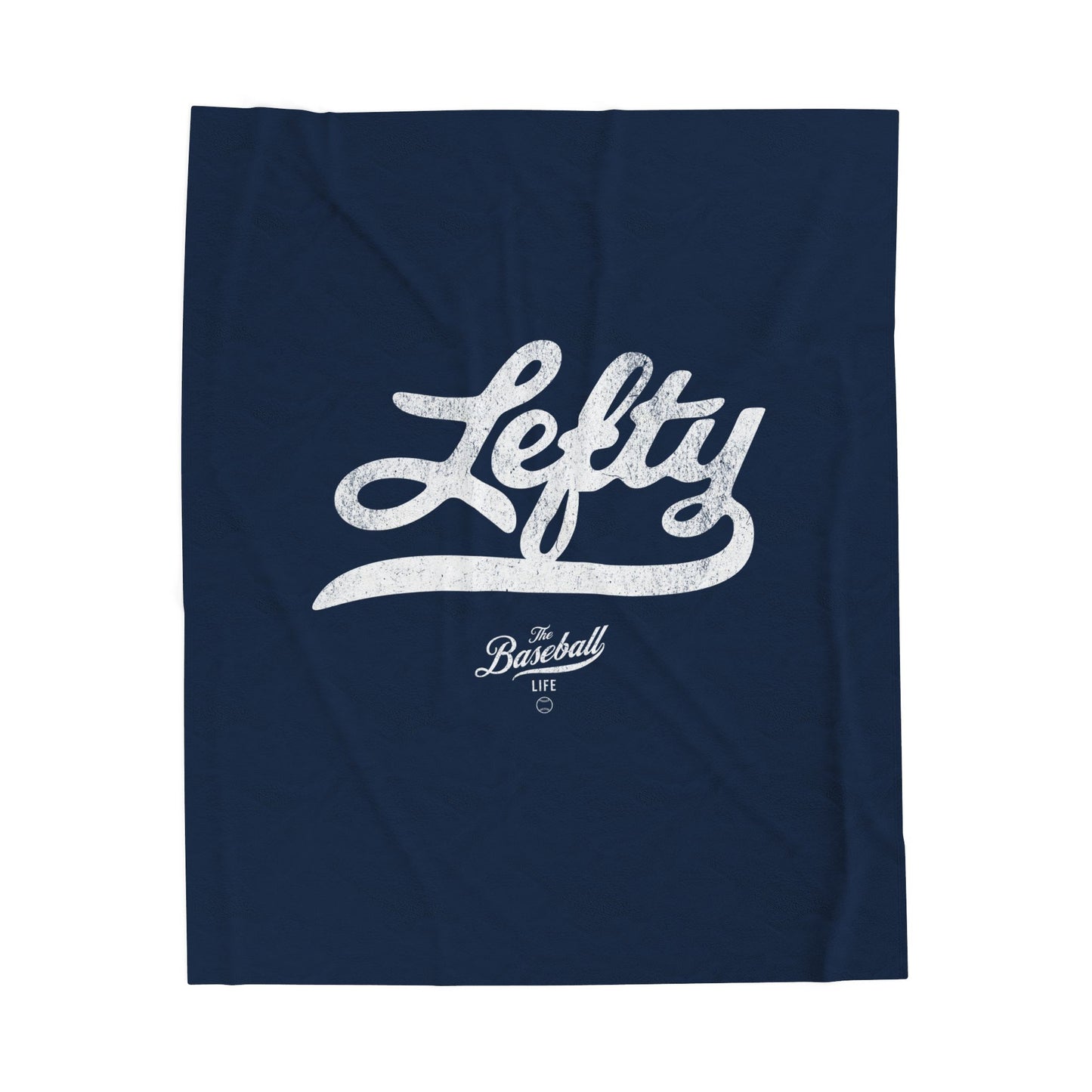 Velveteen Plush Blanket_Lefty_Navy
