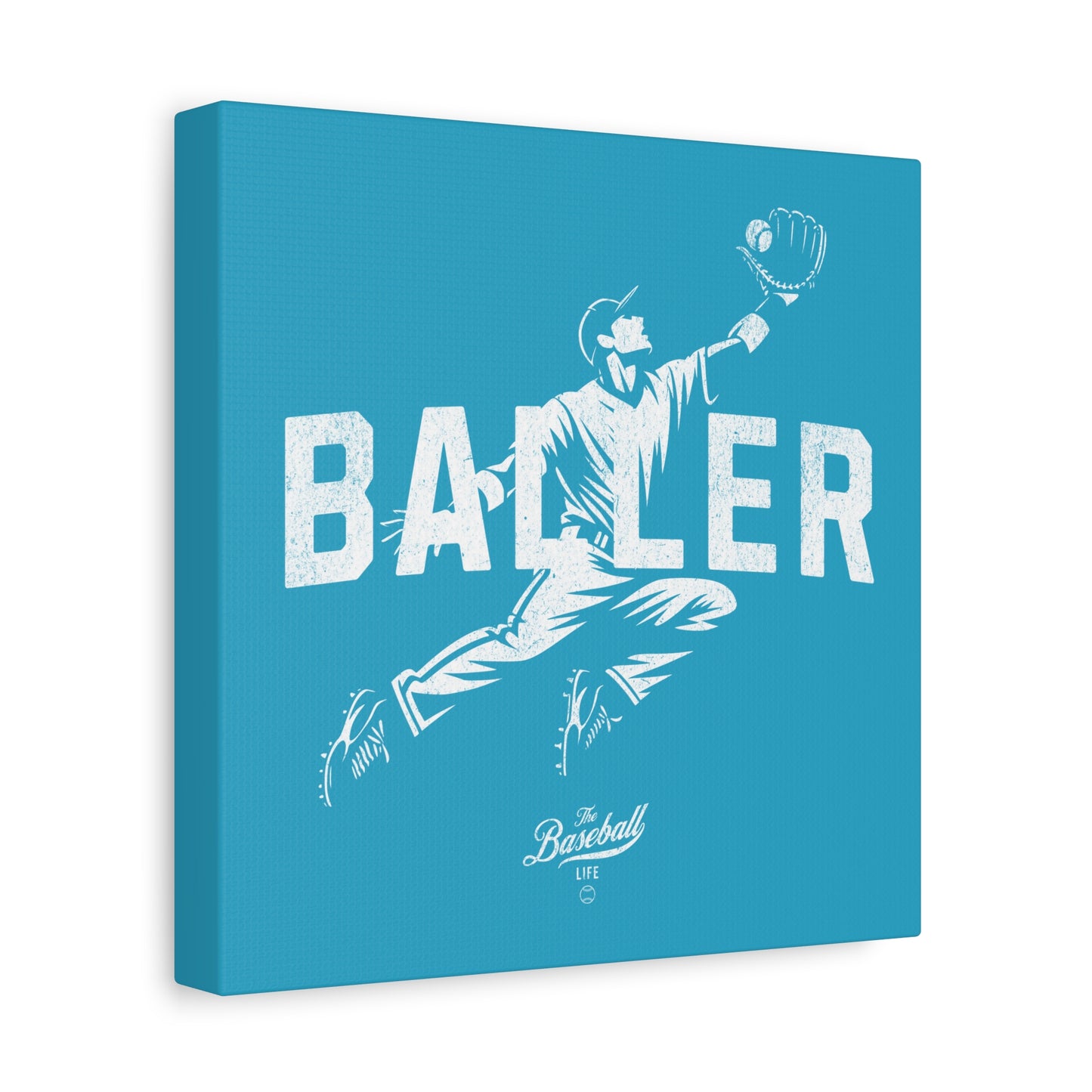 Baller Wall Art Canvas_Aqua