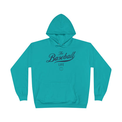 The Baseball Life Hoodie w/Grommets_Navy Print