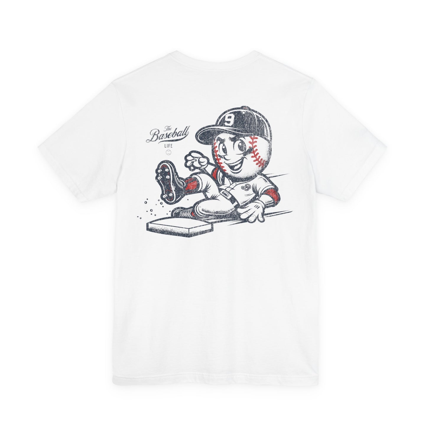 Mr. Baseball Mascot Sliding T-Shirt