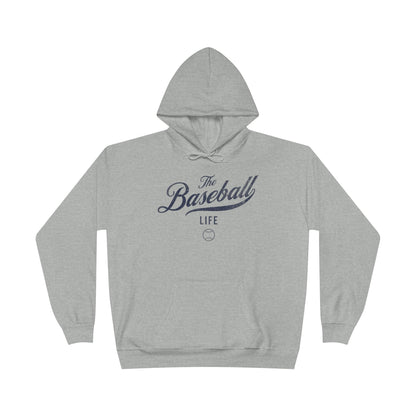 The Baseball Life Hoodie w/Grommets_Navy Print