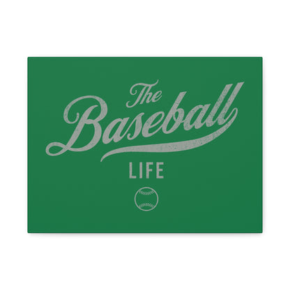 Wall Art Canvas_Green w Silver Gray