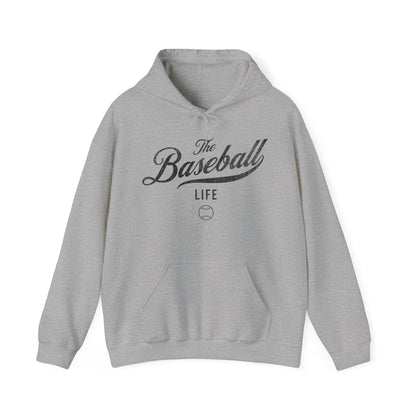 The Baseball Life Hoodie_Black Print