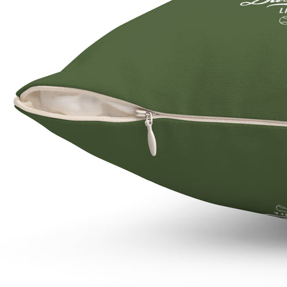 Accent Pillow_Play Ball Graphic Baseball_Military Green