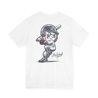 Mr. Baseball Mascot Batting T-Shirt