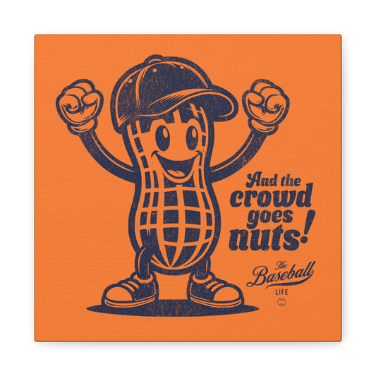 Crowd Goes Nuts Wall Art Canvas_Orange