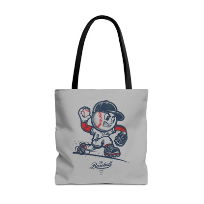 Mr. Baseball Mascot Pitching Tote