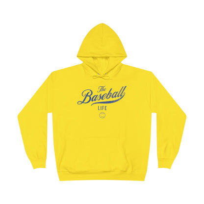 The Baseball Life Hoodie w/Grommets_Royal Blue Print