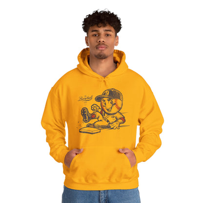 Mr. Baseball Mascot Sliding Hoodie