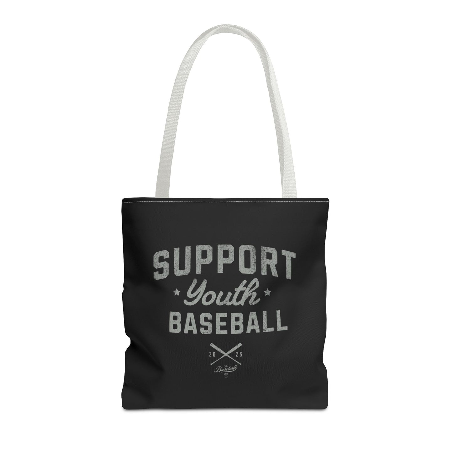 Support Youth Baseball Tote Bag_Black