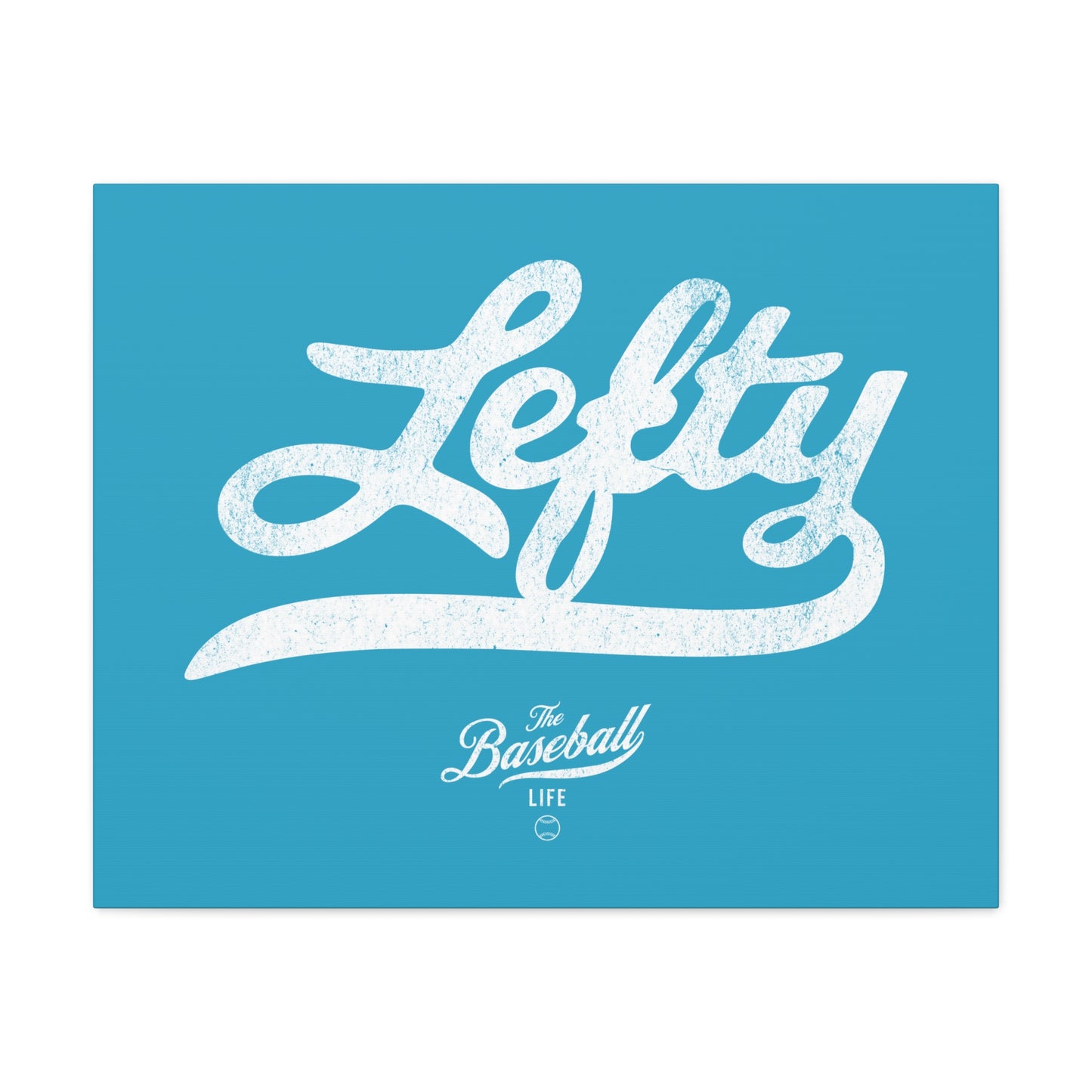 Lefty Wall Art Canvas_Turquoise