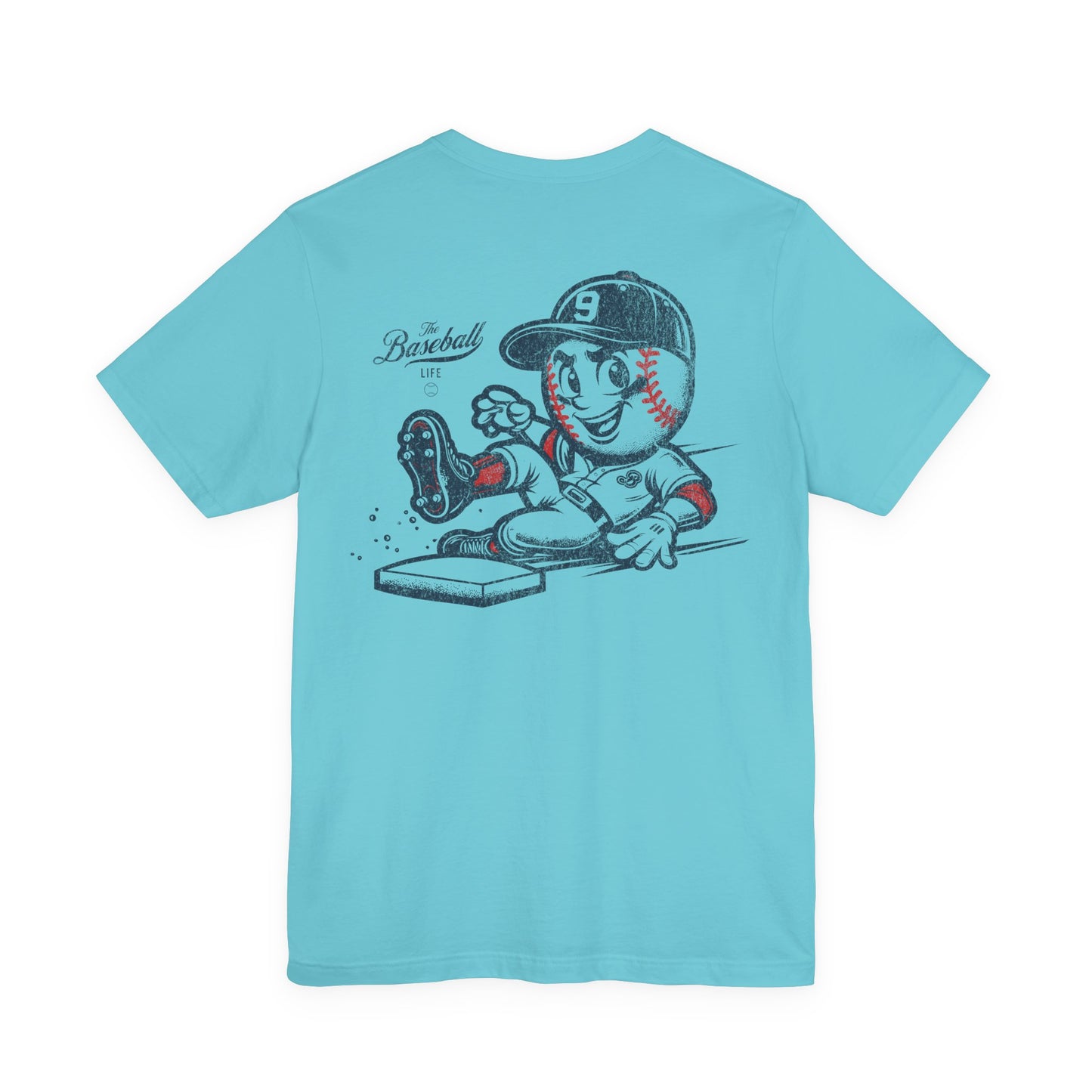 Mr. Baseball Mascot Sliding T-Shirt