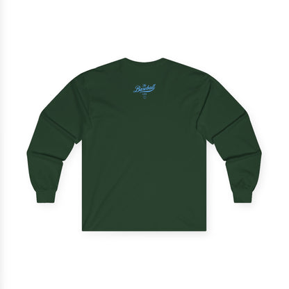 The Baseball Life Long Sleeve T-Shirt_Carolina Blue Print