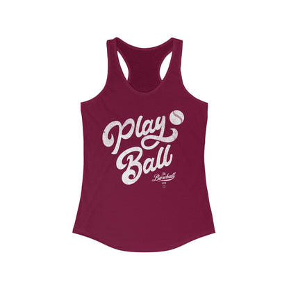 Play Ball_Women's Racerback Tank