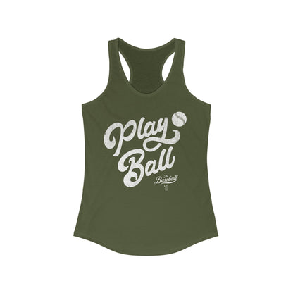 Play Ball_Women's Racerback Tank