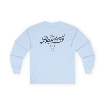 The Baseball Life Long Sleeve T-Shirt_Black Print