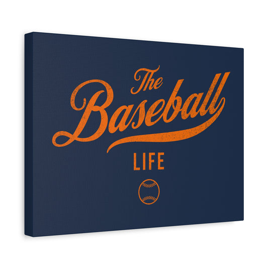 Wall Art Canvas_Navy w Orange