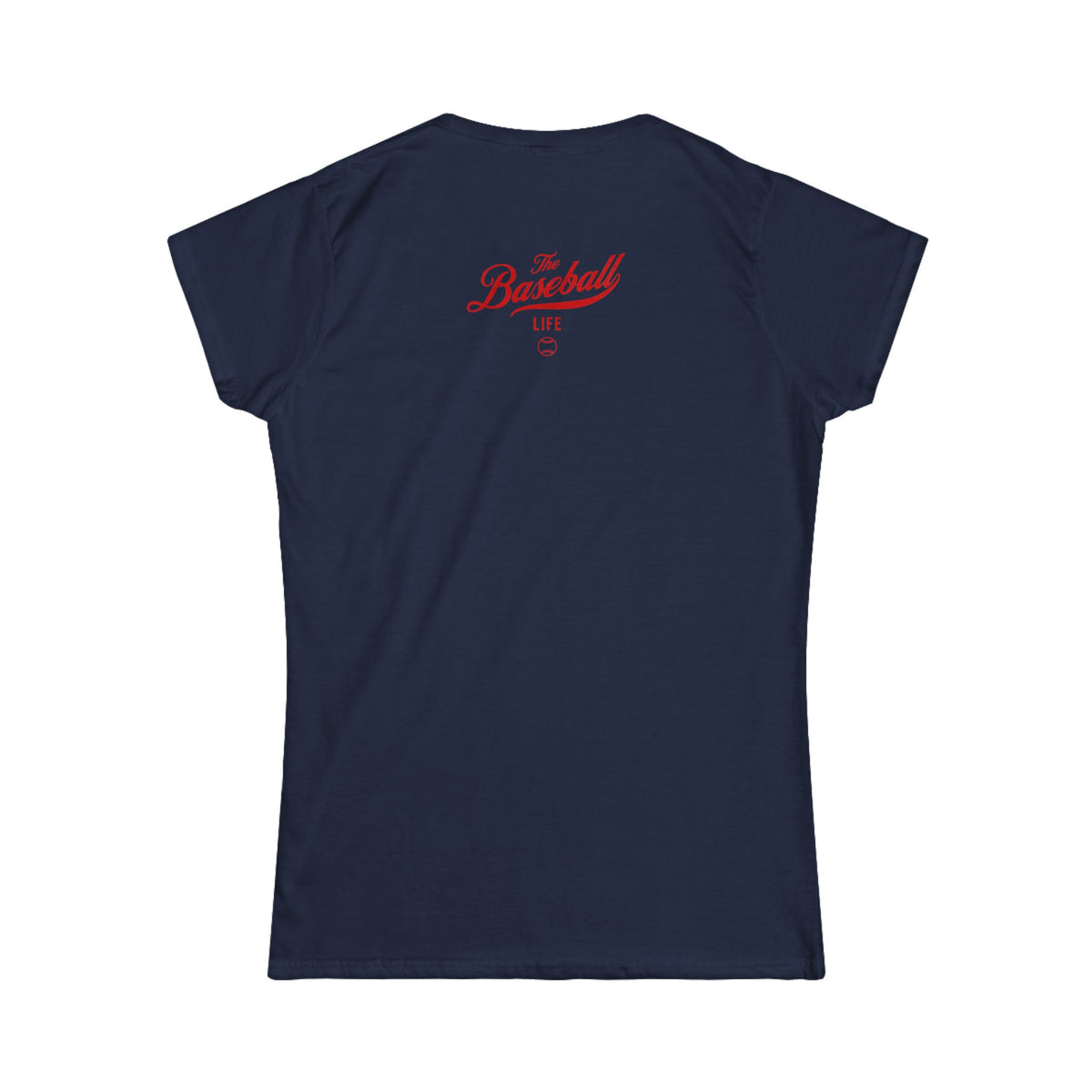 Vintage Baseball Pennant Women's T-Shirt - Red Print