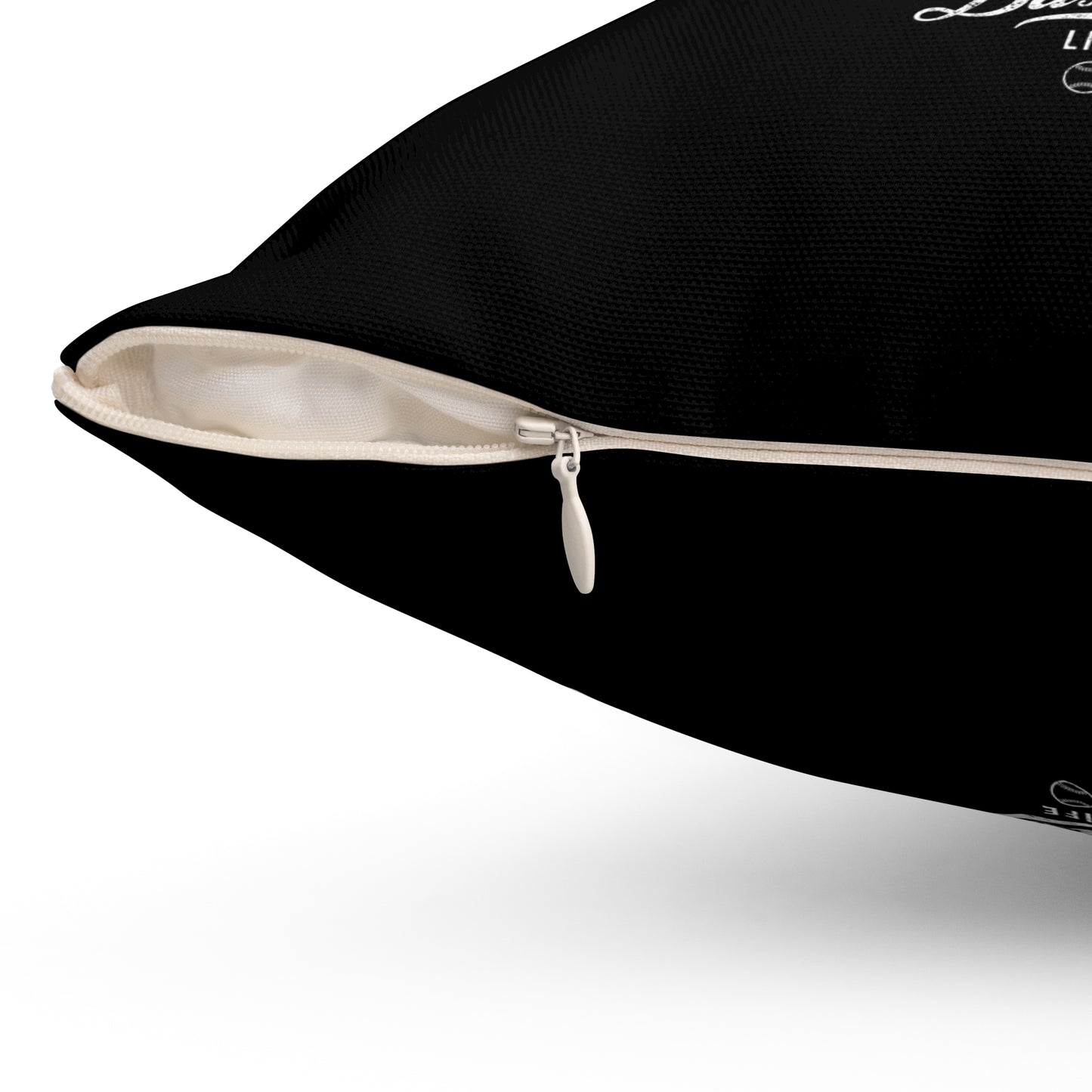 Accent Pillow_Play Ball Graphic Baseball_Black