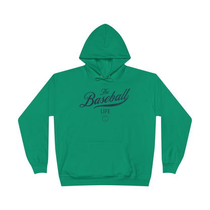 The Baseball Life Hoodie w/Grommets_Navy Print