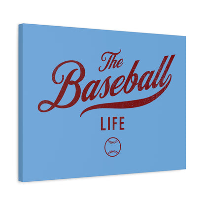 Wall Art Canvas_Carolina Blue w Maroon