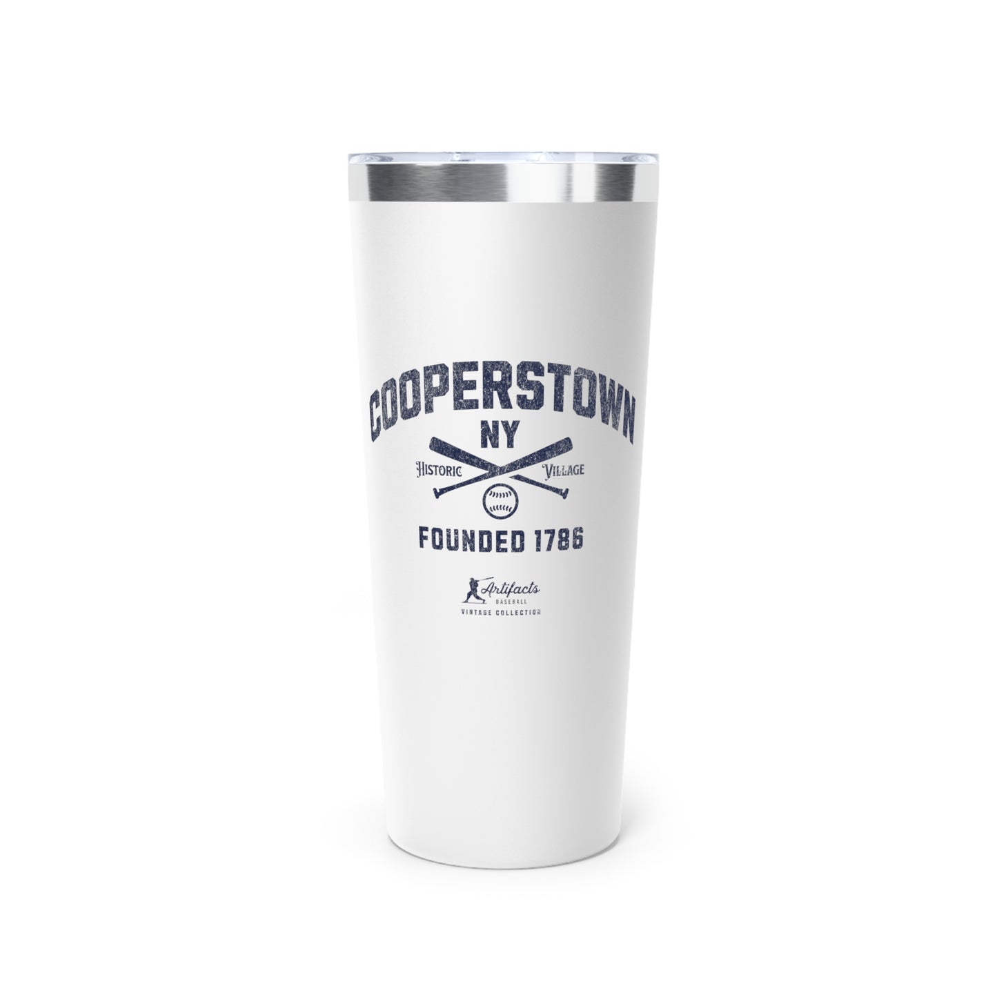 22oz Insulated Travel Tumbler_Cooperstown NY Artifacts