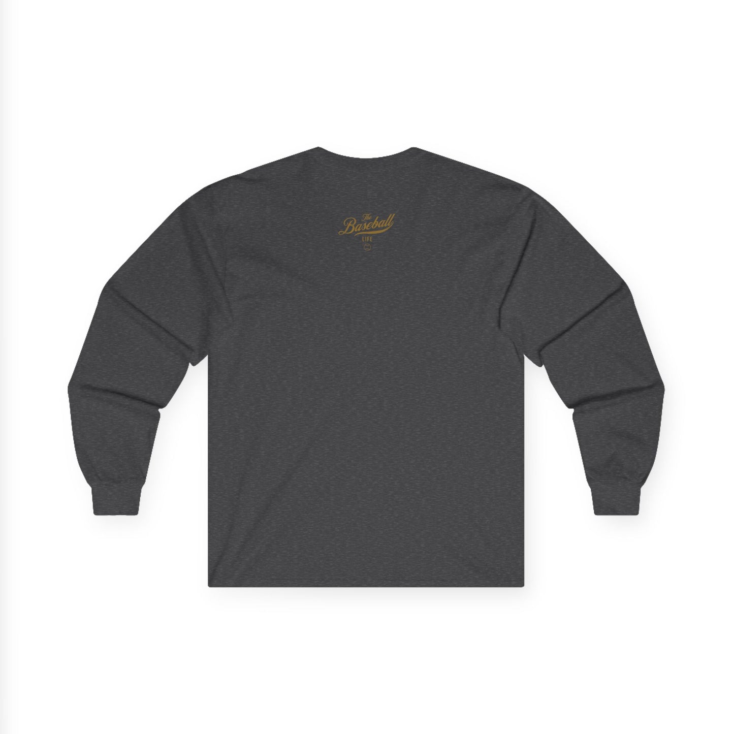 The Baseball Life Long Sleeve T-Shirt_Old Gold Print