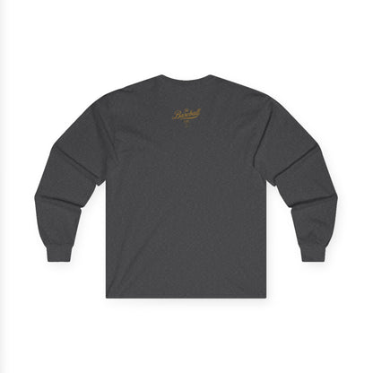 The Baseball Life Long Sleeve T-Shirt_Old Gold Print