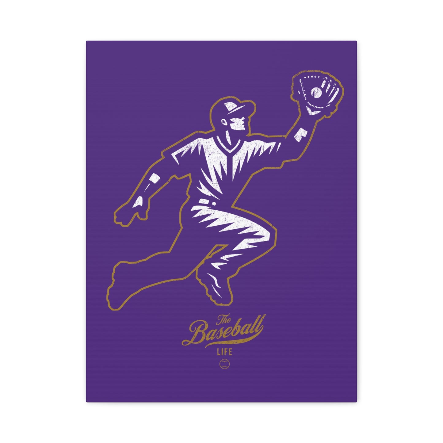 Player Icon Wall Art Canvas_Purple