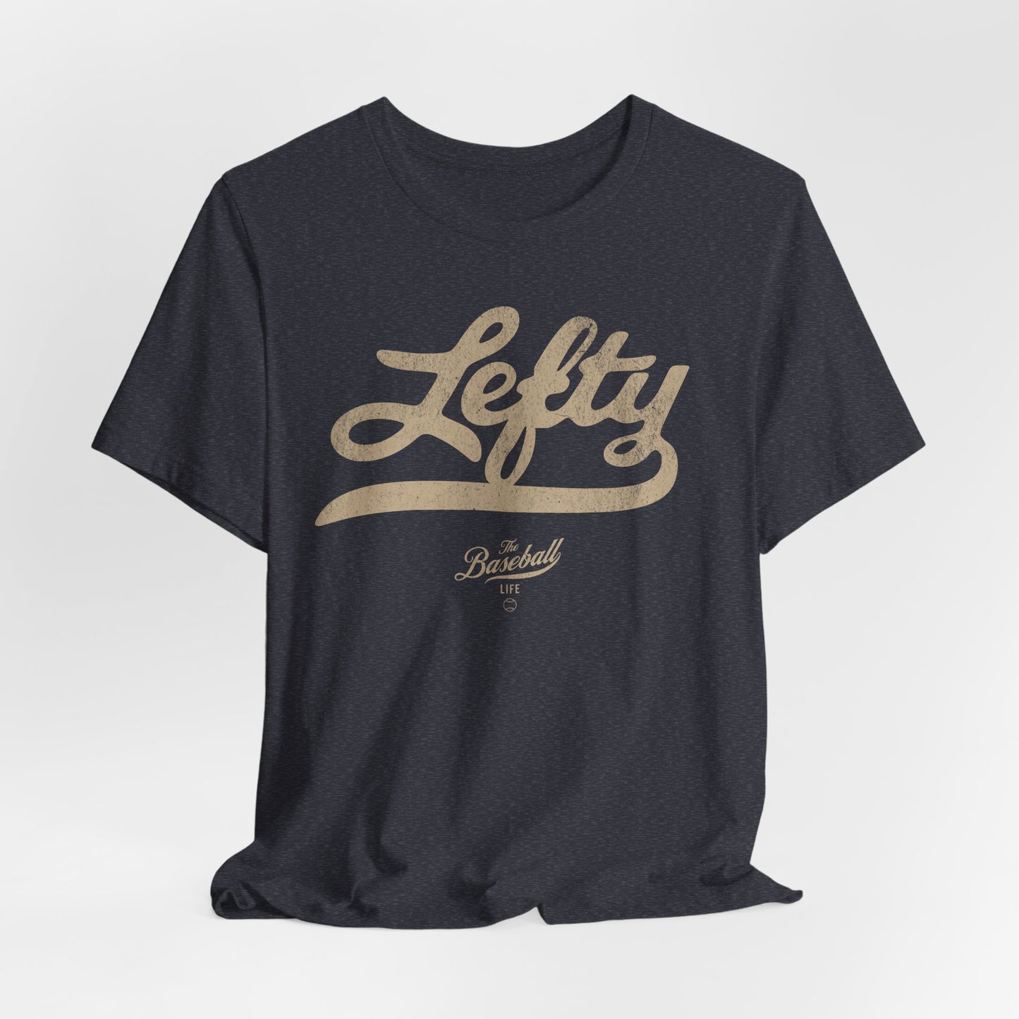 Lefty Baseball T-Shirt - Antique White Print
