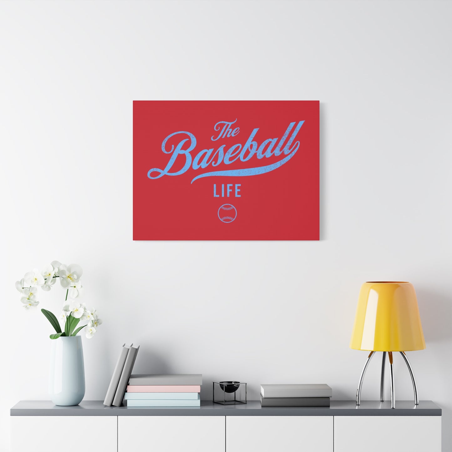 Wall Art Canvas_Red w Carolina Blue