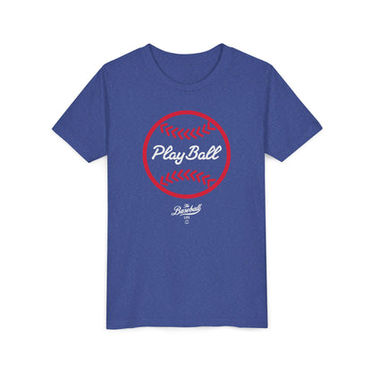 Youth Play Ball Graphic Baseball T-Shirt
