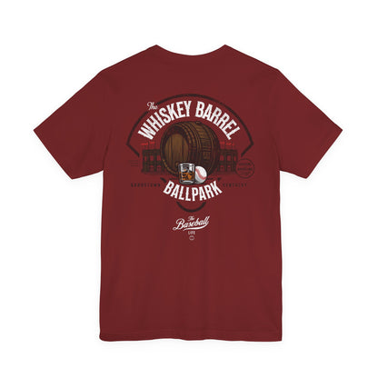 Whiskey Barrel Ballpark Baseball T-Shirt