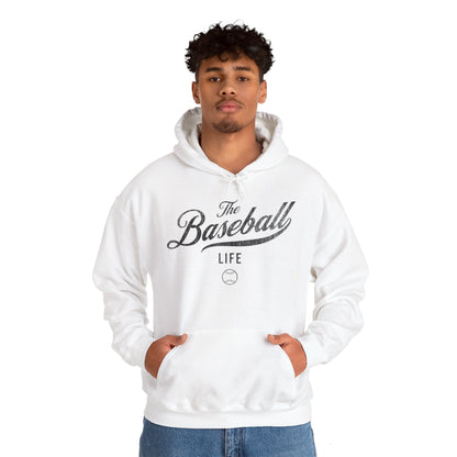 The Baseball Life Hoodie_Black Print