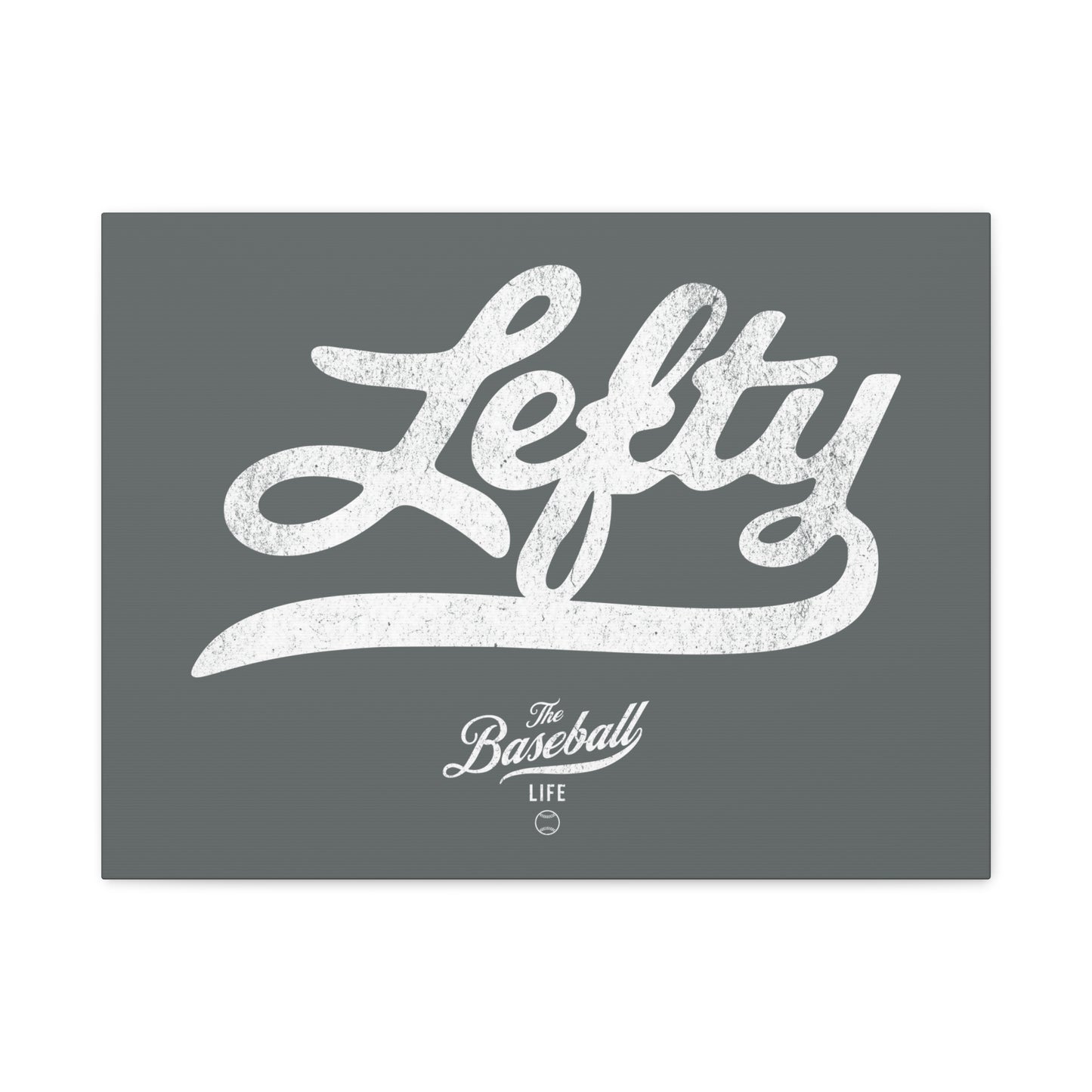 Lefty Wall Art Canvas_Dark Gray